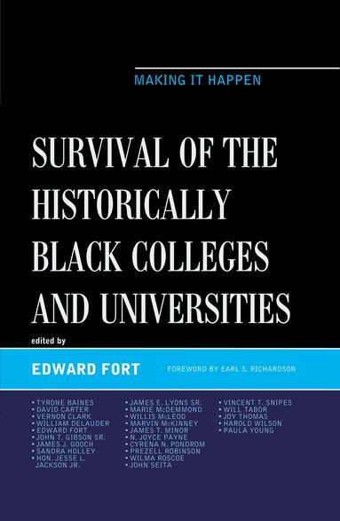 bokomslag Survival of the Historically Black Colleges and Universities