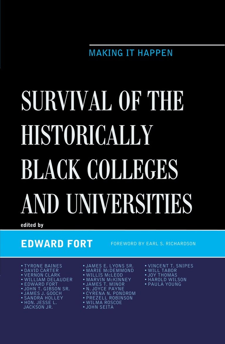 Survival of the Historically Black Colleges and Universities 1