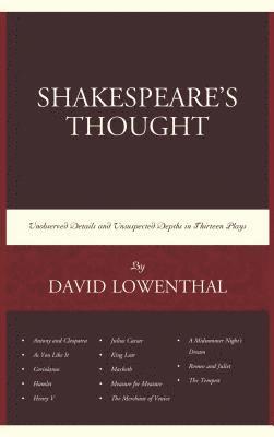 bokomslag Shakespeares Thought