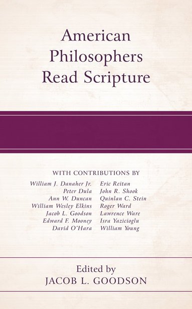 bokomslag American Philosophers Read Scripture