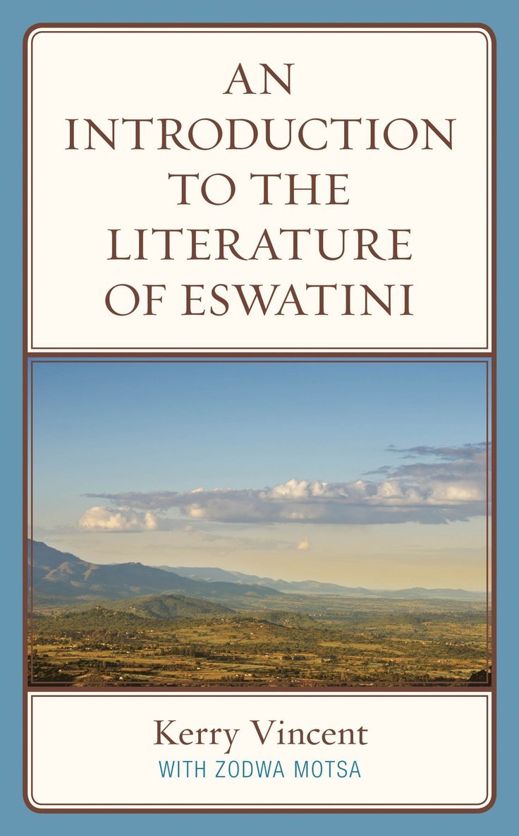 Kerry Vincent - Introduction to the Literature of eSwatini, Inbunden