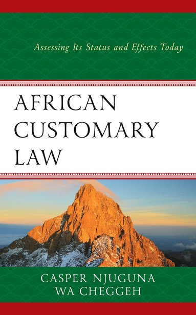 bokomslag African Customary Law