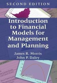bokomslag Introduction to Financial Models for Management and Planning
