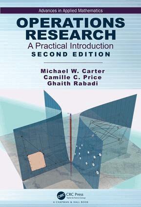 Michael Carter, Camille C. Price, Ghaith Rabadi - Operations Research, Inbunden