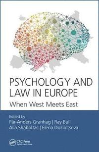 bokomslag Psychology and Law in Europe