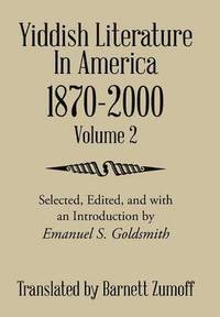 bokomslag Yiddish Literature in America 1870-2000