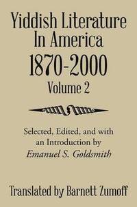 bokomslag Yiddish Literature in America 1870-2000
