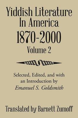 bokomslag Yiddish Literature In America 1870-2000