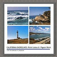 bokomslag California Shorelines: Point Lobos & Pigeon Point: From the Galleries of jlGillphotos