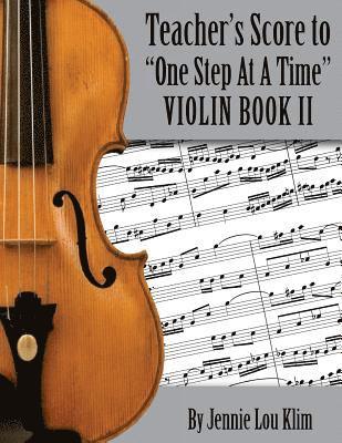 bokomslag One Step At A Time: The Teacher's Score, Violin II