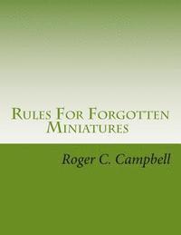 bokomslag Rules For Forgotten Miniatures: FOV & Sails