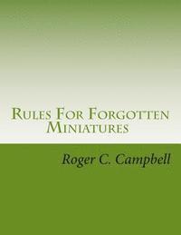 bokomslag Rules For Forgotten Miniatures: FOV & Sails