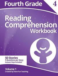 bokomslag Fourth Grade Reading Comprehension Workbook: Volume 1