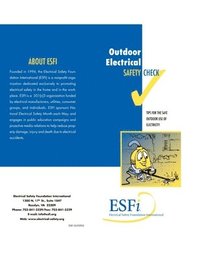 bokomslag Outdoor Electrical Safety Check