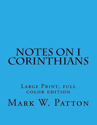 bokomslag Notes on I Corinthians