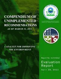 bokomslag Compendium of Unimplemented Recommendations as of March 31, 2011