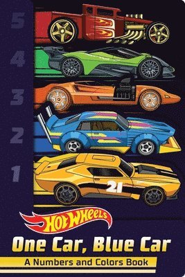 bokomslag Hot Wheels: One Car, Blue Car: A Numbers and Colors Book (a Mattel Hot Wheels Shaped Novelty Board Book for Toddlers)