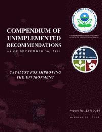 bokomslag Compendium of Unimplemented Recommendation as of September 30, 2011