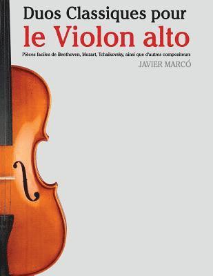 bokomslag Duos Classiques Pour Le Violon Alto: Pi