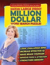 bokomslag 20x20 Large Print Million Dollar Word Search Puzzles