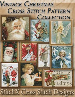 bokomslag Vintage Christmas Cross Stitch Pattern Collection: Black & White Charts