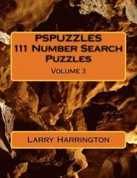 bokomslag PSPUZZLES 111 Number Search Puzzles Volume 3