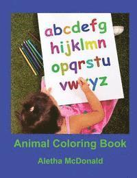 bokomslag Animal Coloring Book: One Animal For Each Letter Of The Alphabet
