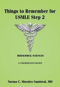 bokomslag Things to Remember for USMLE Step 2: Behavioral Sciences