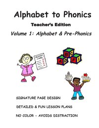 bokomslag ALPHABET to PHONICS, Teacher's Edition, Volume 1