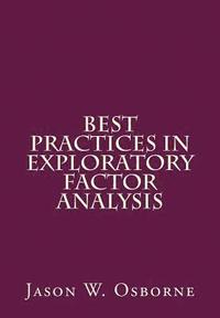 bokomslag Best Practices in Exploratory Factor Analysis