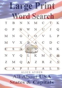 bokomslag Large Print Word Search: All About U.S.A - States & Capitals