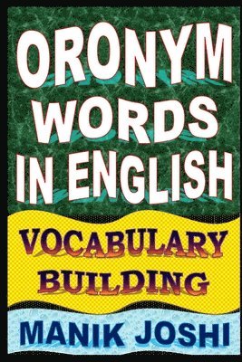 bokomslag Oronym Words in English