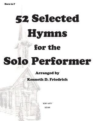 bokomslag 52 Selected Hymns for the Solo Performer-horn version