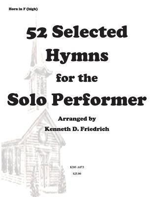 bokomslag 52 Selected Hymns for the Solo Performer-high horn version