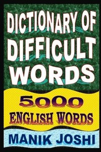 bokomslag Dictionary of Difficult Words