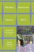 bokomslag Best American Poetry 2017