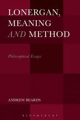 Lonergan, Meaning and Method 1