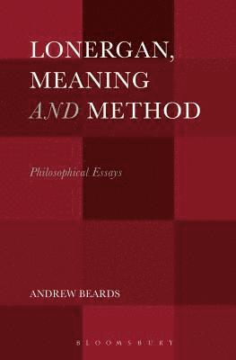 Lonergan, Meaning and Method 1