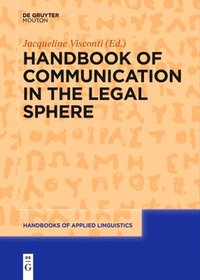 bokomslag Handbook of Communication in the Legal Sphere