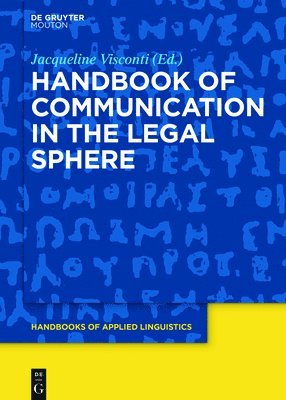 bokomslag Handbook of Communication in the Legal Sphere