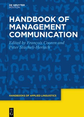 Handbook of Management Communication 1