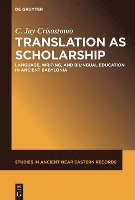 Translation as Scholarship 1