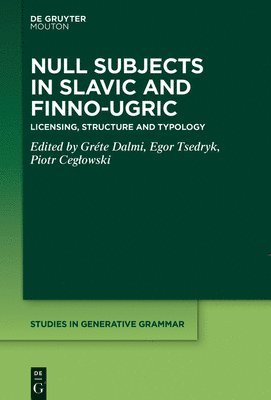 Null Subjects in Slavic and Finno-Ugric 1