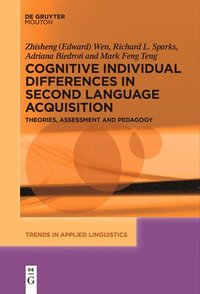 bokomslag Cognitive Individual Differences in Second Language Acquisition