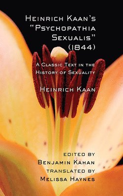 Heinrich Kaan's &quot;Psychopathia Sexualis&quot; (1844) 1