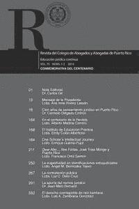 bokomslag Revista del Colegio de Abogados y Abogadas de Puerto Rico: Centenario 1914-2014