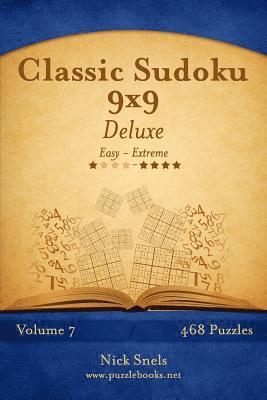 bokomslag Classic Sudoku 9x9 Deluxe - Easy to Extreme - Volume 7 - 468 Puzzles