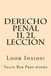 bokomslag Derecho Penal 1L 2L Leccion: Look Inside!