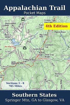 Appalachian Trail Pocket Maps - Southern States 1