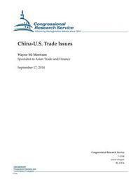 bokomslag China-U.S. Trade Issues
